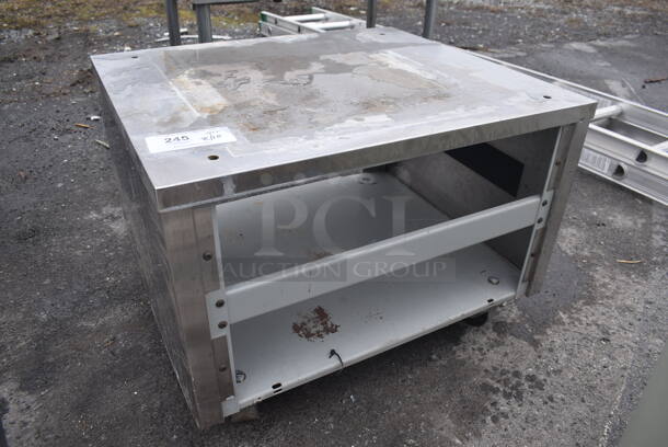 Metal Equipment Stand w/ Under Shelf on Commercial Casters. 27x23.5x19 - Image 2 of 4