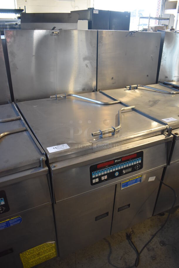Pitco Frialator 24RUFMMS Stainless Steel Commercial Natural Gas Powered Donut Fryer. 72,000 BTU. 29x43x56 - Image 3 of 9