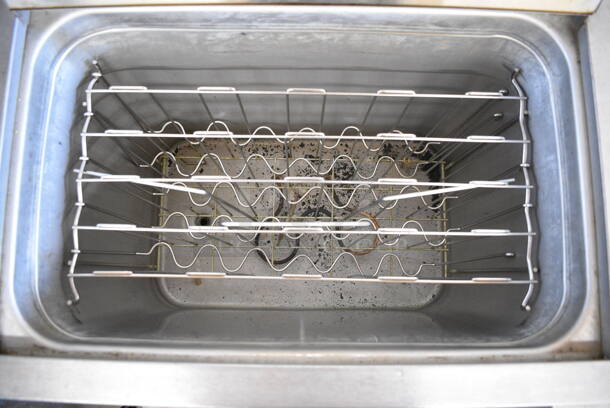 Chattanooga M-2 Stainless Steel Commercial Hot Pack Heater on Commercial Casters. 120 Volts, 1 Phase. Tested and Working! - Image 3 of 5