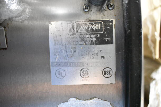 APW Wyott ML4-10 Stainless Steel Commercial 4 Well Plate Dispenser on Commercial Casters. 120 Volts, 1 Phase. Tested and Working! - Image 9 of 9