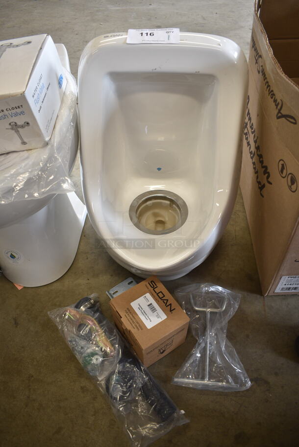 BRAND NEW SCRATCH AND DENT! American Standard WES-4000 F-4000 Urinal.  - Image 2 of 8