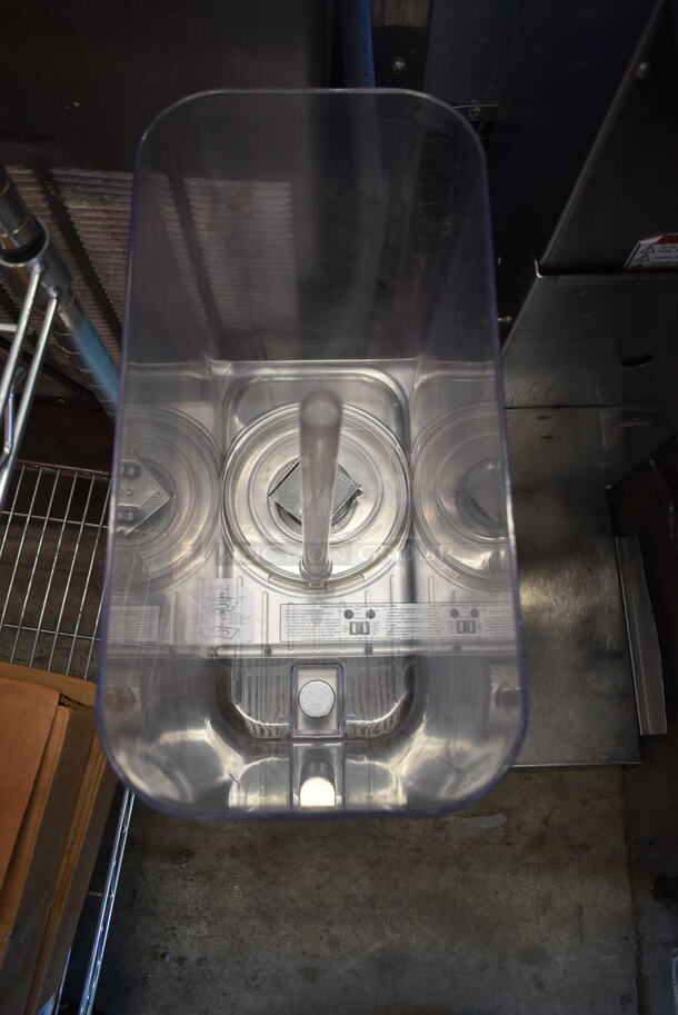 2021 Crathco D15-4 Stainless Steel Commercial Countertop Single Hopper Refrigerated Beverage Machine. 115 Volts, 1 Phase. Tested and Powers On But Does Not Get Cold - Image 5 of 5