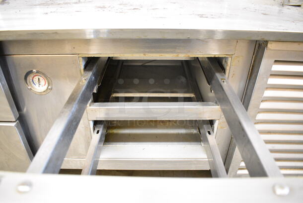 Randell 20078SCAM Stainless Steel 4 Drawer Chef Base on Commercial Casters. 115 Volts, 1 Phase. Tested and Working! - Image 4 of 7