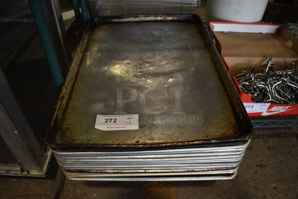 14 Metal Full Size Baking Pans. 18x26x1. 14 Times Your Bid!