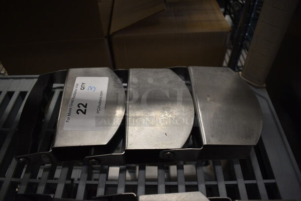 3 Nemco Model SMC100 Stainless Steel Rocking Salad Cutter Tosser. 6.5x1.5x6.5. 3 Times Your Bid! - Image 3 of 4