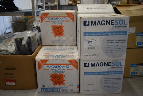 7 Boxes of Magnesol Frying Oil Saver. 7 Times Your Bid!