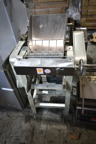 Metal Commercial Floor Style Sheeter. Cannot Test Due To Plug Style
