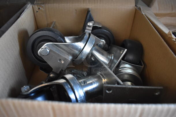 ALL ONE MONEY! Lot of 3 Boxes of Various Items Including Commercial Casters - Image 4 of 5