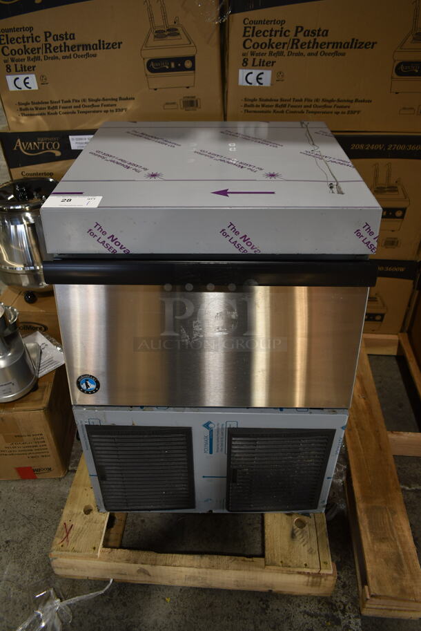 BRAND NEW SCRATCH AND DENT! 2023 Hoshizaki F-330BAJ-C Stainless Steel Commercial Undercounter Self Contained Ice Machine. 115 Volts, 1 Phase.