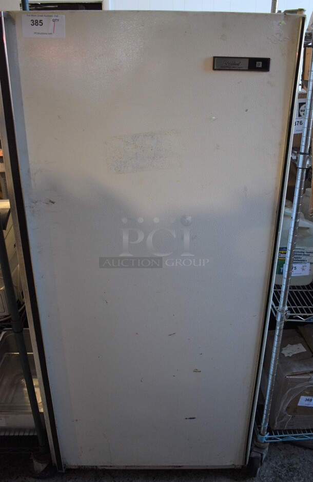 United Commercial Heavy Duty Single Door Reach In Freezer. 30x29x66.5. Tested and Working!