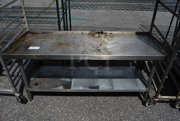 Stainless Steel Commercial Equipment Stand w/ Under Shelf. 60x24x27