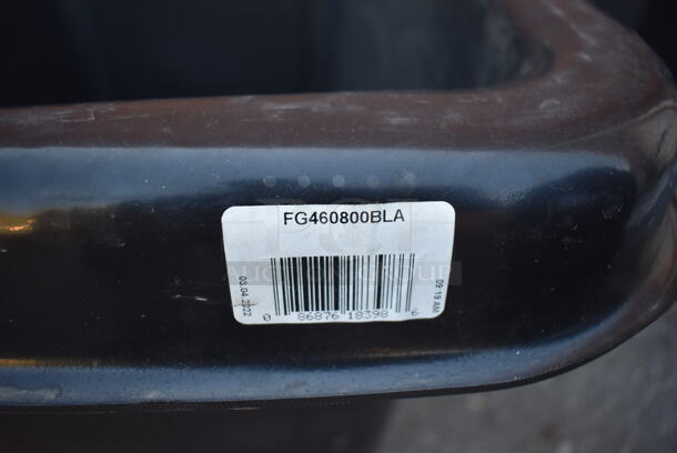 BRAND NEW! Rubbermaid Black Poly Bin on Casters. 38x26x29 - Image 6 of 6