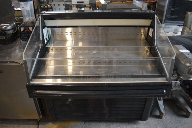 Hussmann Model SHM-4 Metal Commercial Open Grab N Go Merchandiser. 115 Volts, 1 Phase. 48x31x44.5. Tested and Powers On But Does Not Get Cold