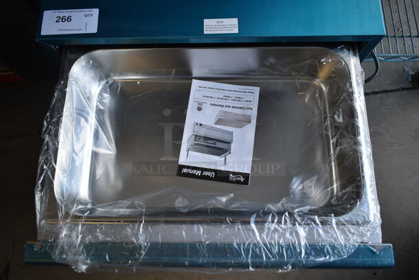 BRAND NEW SCRATCH AND DENT! Avantco 177BW32 Stainless Steel Commercial Countertop Single Drawer Bun Warmer. 120 Volts, 1 Phase. Tested and Working! - Image 5 of 7