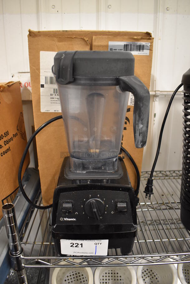 2020 Vita-Mix VM0197 Metal Commercial Countertop Blender w/ Pitcher. 120 Volts, 1 Phase. 8x9x18. Tested and Working! - Image 1 of 5