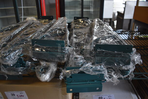 ALL ONE MONEY! Lot of 20 BRAND NEW Green Finish Brackets. 3x27x8 - Image 2 of 3