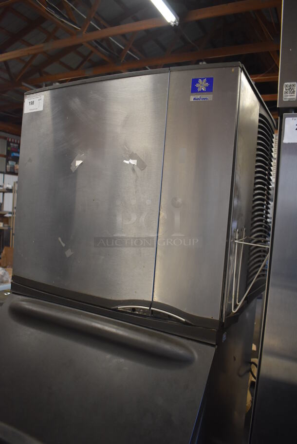 Manitowoc SY0854A Stainless Steel Commercial Ice Head on Manitowoc B570 Commercial Ice Bin. 208-230 Volts, 1 Phase. 30x34x77 - Image 3 of 6