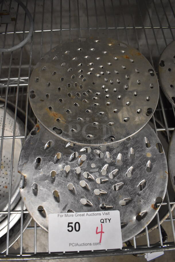 4 Metal Grating Blades for Pelican Head. 9x9. 4 Times Your Bid! - Image 2 of 4