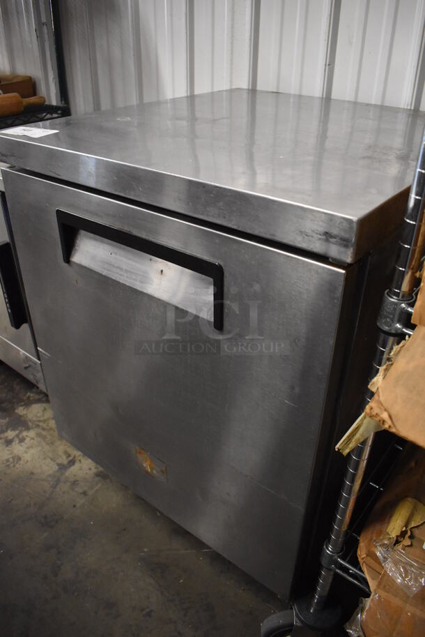 Kelvinator KCUC27F Stainless Steel Commercial Single Door Undercounter Freezer on Commercial Casters. 115 Volts, 1 Phase. 27x30x35. Tested and Working! - Image 3 of 5