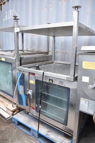 Alto Shaam 7.14 ESI Stainless Steel Commercial Electric Powered Combitherm Convection Oven w/ Equipment Stand. 208-240 Volts, 3 Phase.