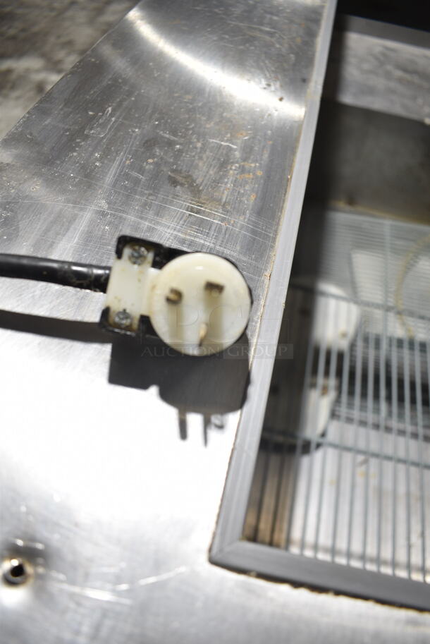 Leader LM 72 Stainless Steel Commercial Prep Table on Commercial Casters. 115 Volts, 1 Phase. Tested and Working! - Image 11 of 12