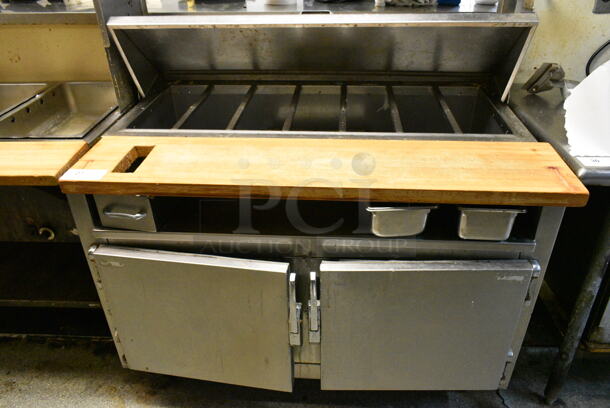 Stainless Steel Commercial Sandwich Salad Prep Table Bain Marie Mega Top. 115 Volts, 1 Phase. This Unit Was In Working Condition When the Restaurant Closed. (kitchen) - Image 2 of 4