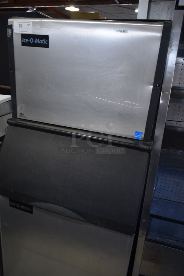 2015 Ice-O-Matic ICE0400HA5 Stainless Steel Commercial Ice Head on Commercial Ice Bin. 115 Volts, 1 Phase. - Image 3 of 6