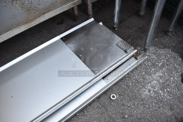 2 Eliason Metal Swinging Kitchen Doors. 17.5x3x79. 2 Times Your Bid! - Image 3 of 5