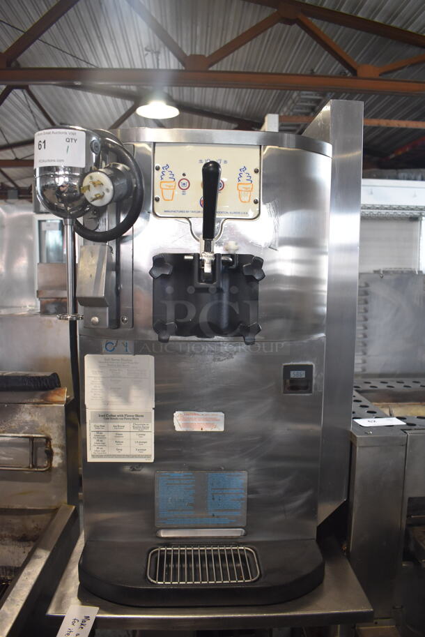 2011 Taylor C707-27 Commercial Stainless Steel Electric Countertop Soft Serve Ice Cream Machine. 208-230V, 1 Phase. 