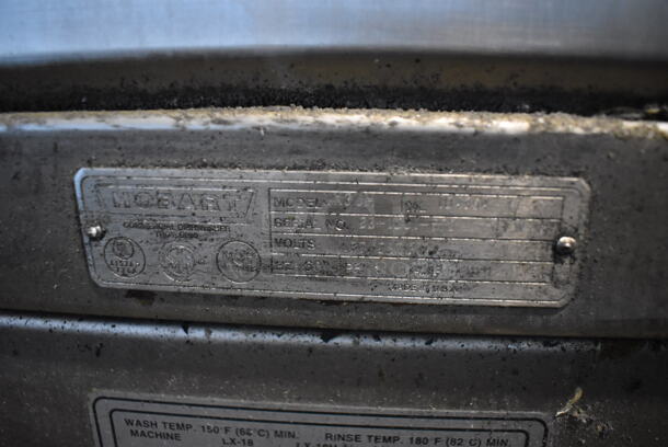 Hobart LX30H Stainless Steel Commercial Undercounter Dishwasher. 120-240 Volts, 1 Phase. 24x25x34 - Image 4 of 5