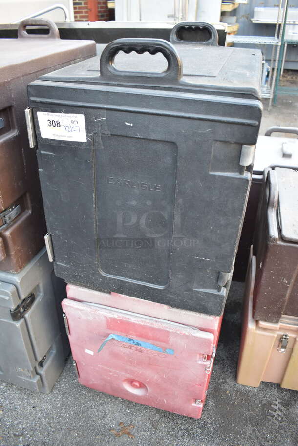 2 Poly Food Carrying Catering Case; Carlisle 300MPC Black and Cambro 300MPC Red. 17x24x23. 2 Times Your Bid! - Image 3 of 7