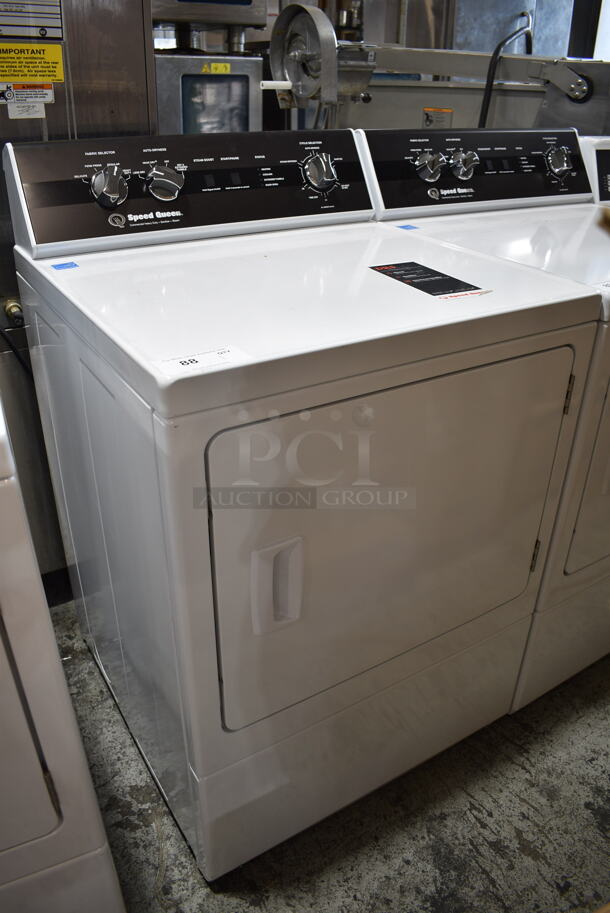 BRAND NEW SCRATCH AND DENT! Speed Queen DR5004WG 7 cu. ft. 27" Front Load Gas Powered Dryer with Rear Control and Steam - Free Use - Image 2 of 6