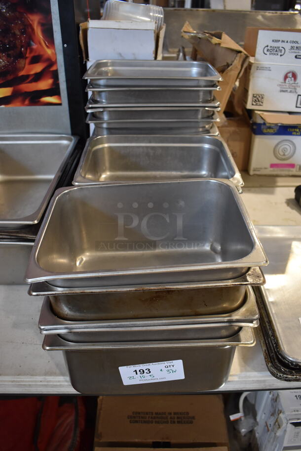 ALL ONE MONEY! Lot of 37 Various Half Size Drop In Bins. 1/2x6, 1/2x4, 1/2x2.5 - Image 1 of 5