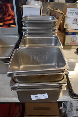 ALL ONE MONEY! Lot of 37 Various Half Size Drop In Bins. 1/2x6, 1/2x4, 1/2x2.5