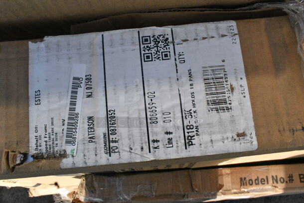 2 BRAND NEW IN BOX! Advance Tabco PR18-3 K-X Pan Rack. 2 Times Your Bid!  - Image 3 of 5
