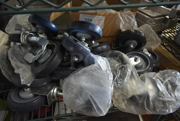 BRAND NEW SCRATCH AND DENT! Lot of 23 Casters.
