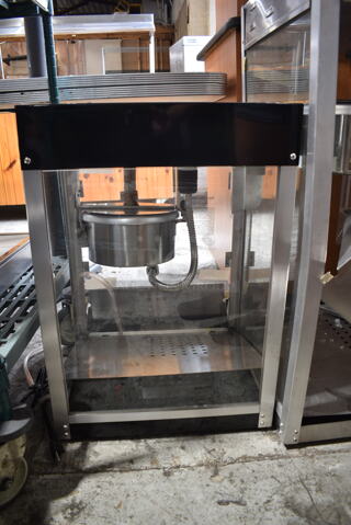 Metal Commercial Countertop Popcorn Machine Merchandiser. Tested and Working!