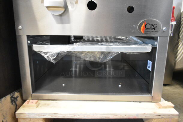 BRAND NEW SCRATCH AND DENT! Cooking Performance Group CPG 351CPGSP18N Stainless Steel Natural Gas Stock Pot Range. 80,000 BTU - Image 3 of 5