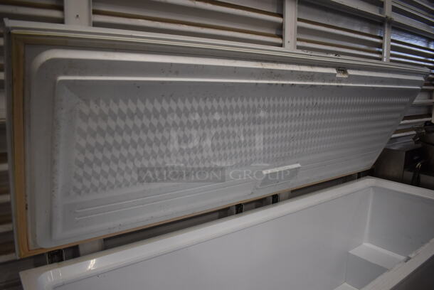 Kenmore Metal Chest Freezer. 83.5x32x32. Tested and Working! - Image 9 of 11