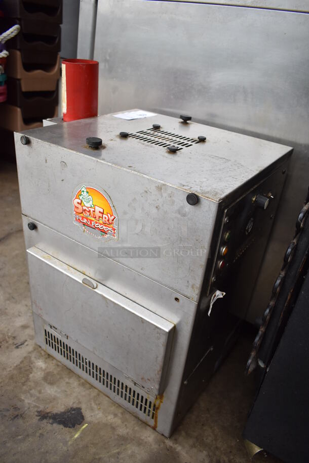 Perfect Fry Company Stainless Steel Commercial Countertop Electric Powered Ventless Fryer. 20x15x23 - Image 2 of 6