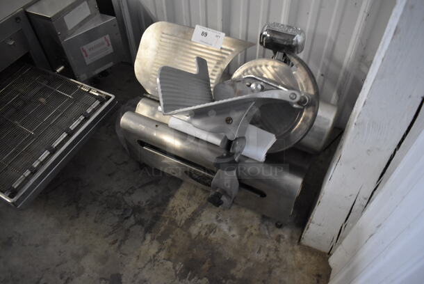 Globe Stainless Steel Commercial Countertop Automatic Meat Slicer w/ Blade Sharpener. 115 Volts, 1 Phase. Tested and Does Not Power On - Image 3 of 6