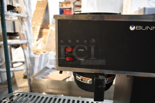 2020 Bunn VPR Stainless Stel Commercial Countertop 2 Burner Coffee Machine w/ Poly Brew Basket. 120 Volts, 1 Phase.  - Image 2 of 6