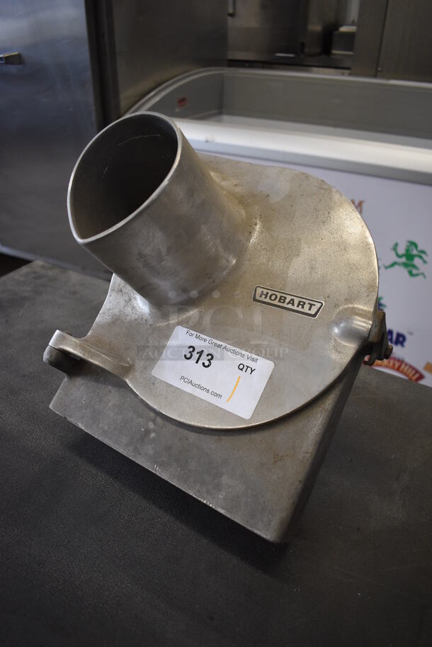 Hobart Metal Commercial Food Processor Head w/ Slicing Blade. 11x15x12 - Image 3 of 6