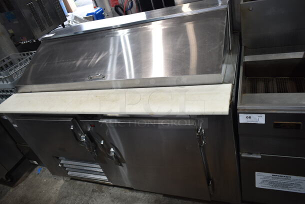 Universal Coolers SC60BM Stainless Steel Commercial Sandwich Salad Prep Table Bain Marie Mega Top. 115 Volts, 1 Phase. Cannot Test Due To Cut Power Cord - Image 3 of 8