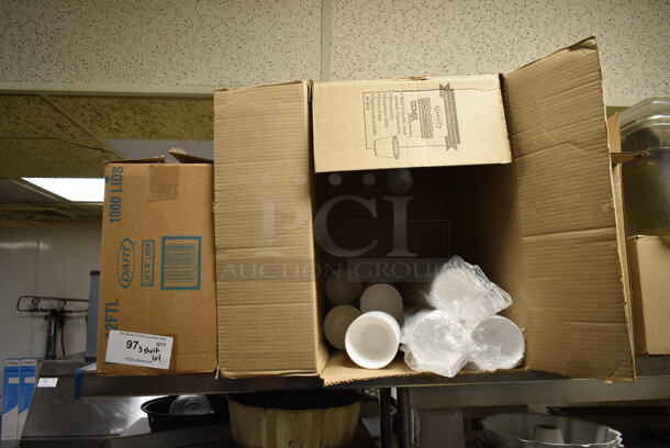 ALL ONE MONEY! Three Shelf Lot of Various Items Including Paper Products. (kitchen #2) - Image 2 of 5