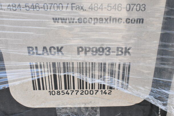 28 BRAND NEW Boxes Including 485WB9NEONW Straw 9" Wide Boba Neon, 182RRF14 Choice 10" x 14" Plastic Food Bag On A Roll - 1000/Case, 433CARTRAY2L EcoChoice Molded Fiber / Pulp 8-44 oz. 2-Cup Carrier with Large Tray - 100/Case, 500TO993 Choice 9" x 9" x 3" Microwaveable 3-Compartment Black / Clear Plastic Hinged Container - 100/Case, 395TO661 EcoChoice No PFAS Added 6" x 6" x 3" Bamboo / Bagasse Blend Take-Out Container - 500/Case, 966TALLFLDB Choice White Tall-Fold 6" x 13" Dispenser Napkin - 8000/Case, 795PTOKFT1 Choice 4 5/8" x 3 1/2" x 2 1/2" Kraft Microwavable Folded Paper #1 Take-Out Container - 450/Case, 130BSPORKWP Medium Weight Black Plastic Spork, 129MCR16B Choice 16 oz. Black 6 1/4" Round Microwavable Heavy Weight Container with Lid - 150/Case. 28 Times Your Bid!  - Image 9 of 12