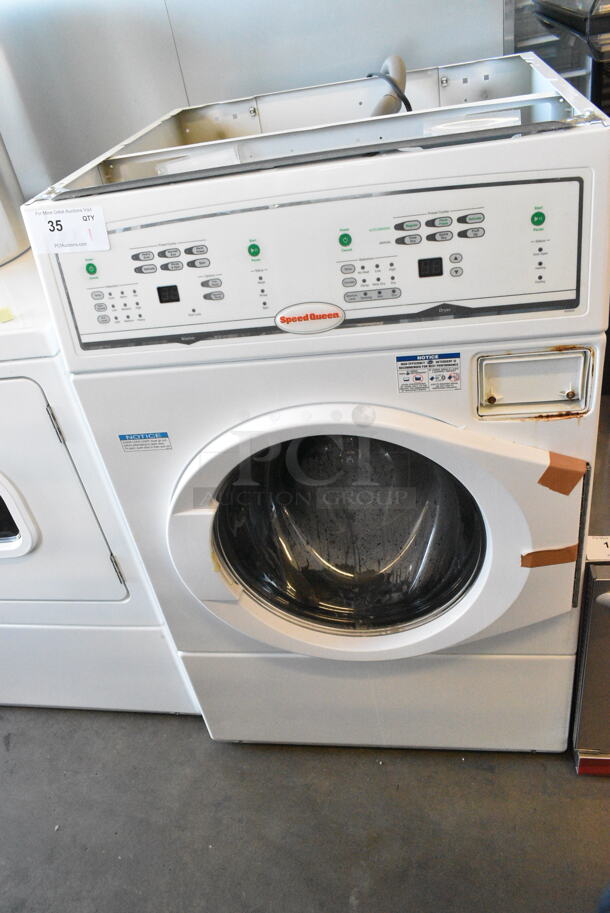 BRAND NEW SCRATCH AND DENT! Speed Queen Front Load Combo Washer and Dryer. 120/208-240 Volts.  - Image 1 of 7
