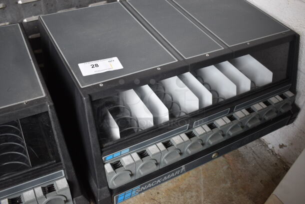 Snack-Mart Black Countertop 9 Slot Snack Vending Machine. 28x21x20.5 - Image 2 of 3