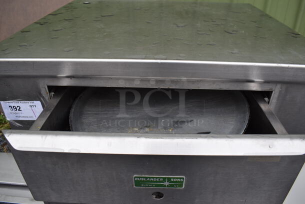 Ruslander Stainless Steel Counter w/ Drawer on Commercial Casters. 28x24x36 - Image 6 of 6