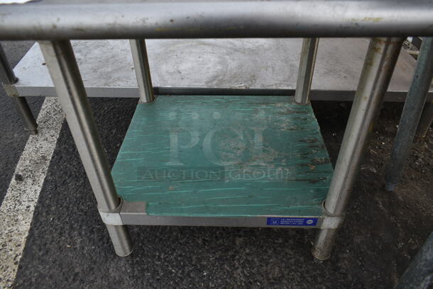 Stainless Steel Commercial Equipment Stand w/ Under Shelf. - Image 4 of 4
